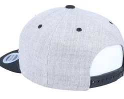 The Fly Heather Grey/Black Snapback - Iconic
