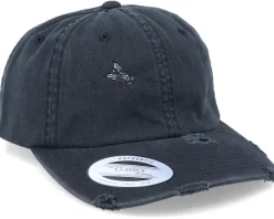 The Fly Ripped Black Dad Cap - Iconic