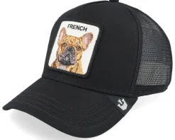 The French Frenchie Seasonal Core Black A-Frame Trucker - Goorin Bros.