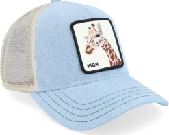 The Giraffe Global Core Blue/Stone A-Frame Trucker - Goorin Bros.