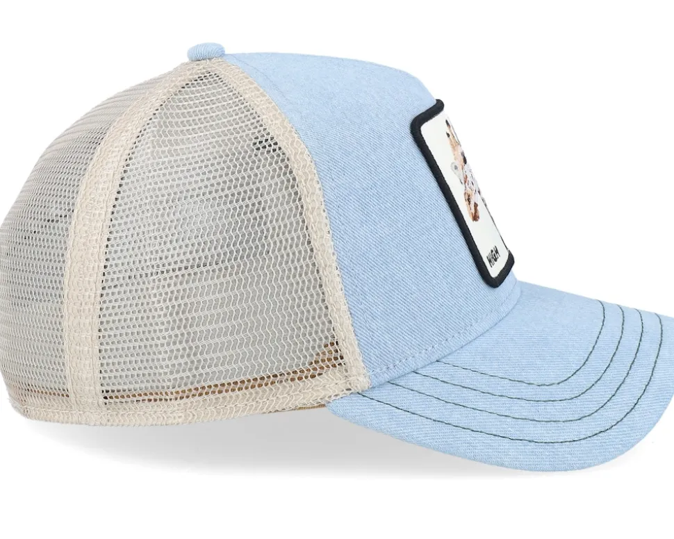 The Giraffe Global Core Blue/Stone A-Frame Trucker - Goorin Bros.