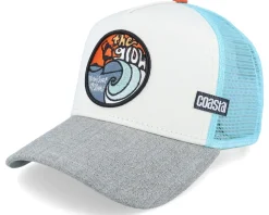 The Glow Off White/Heather Grey Trucker - Coastal