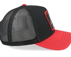 The Goat Steer Fab Farm Black/Red A-Frame Trucker - Goorin Bros.