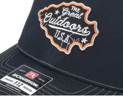The Great Outdoors Usa Black/Charcoal Trucker - Wild Spirit