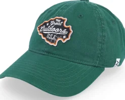 The Great Outdoors Usa Wai Washed Green Mom Cap - Wild Spirit