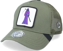 The Grim Reaper Patch Olive Trucker - Critiql Hit