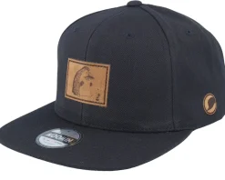 The Groke Engraved Patch Black Snapback - Moomin