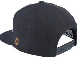 The Groke Engraved Patch Black Snapback - Moomin