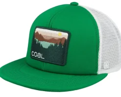 The Hauler Roomy Green/White Trucker - Coal