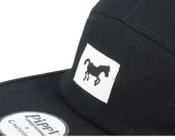 The Horse Silhouette Black 5-Panel - Pippi Longstocking