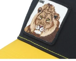 The King Lion Black/Gold Trucker - Goorin Bros.