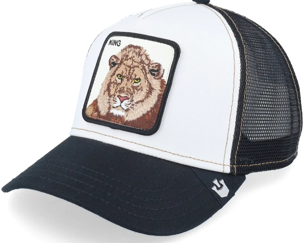 The King Lion Black/Gold Trucker - Goorin Bros.