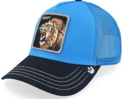 The Mighty Lion Blue/Black A-Frame Trucker - Goorin Bros.