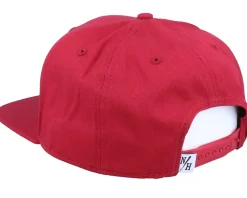 The Mountain Lion Cap Dark Red Snapback - Northern Hooligans