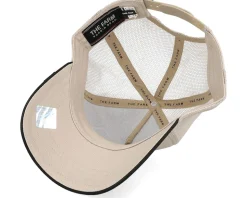 The Mustang Seasonal Core Taupe/Black A-Frame Trucker - Goorin Bros.