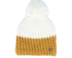 The Natasha Mustard/White Pom - Coal