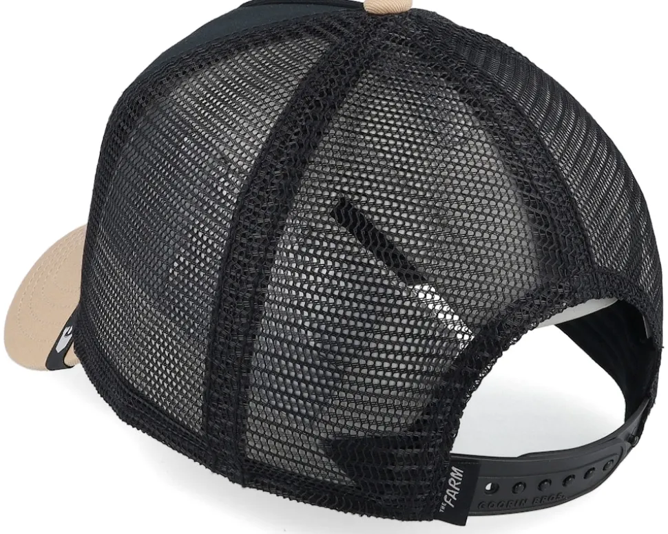 The Pantera Big Cats Black/Taupe A-Frame Trucker - Goorin Bros.