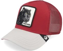 The Panther Brutalism Burgundy/Grey A-Frame Trucker - Goorin Bros.