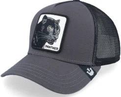 The Panther Grey/Black A-Frame Trucker - Goorin Bros.