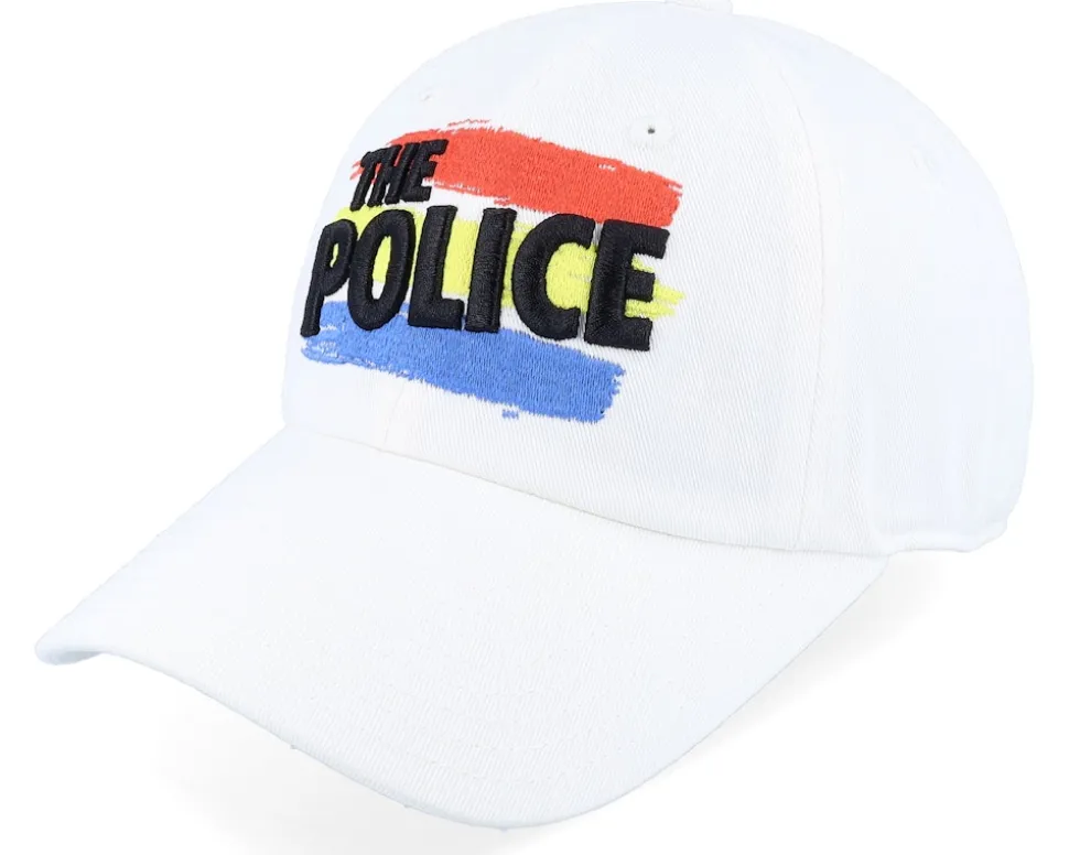 The Police Ballpark White Dad Cap - American Needle