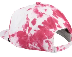 The Pontoon Pink Tie Dye Roomy Strapback - Coal