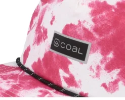 The Pontoon Pink Tie Dye Roomy Strapback - Coal