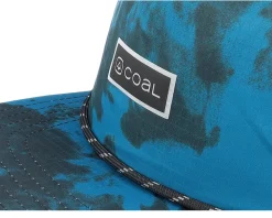 The Pontoon Roomy Teal Tie Dye Strapback - Coal