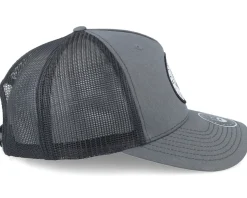 The President Of Beards Patch Charcoal/Black - Bearded Man