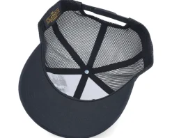 The President Of Beards Patch Black Trucker - Bearded Man