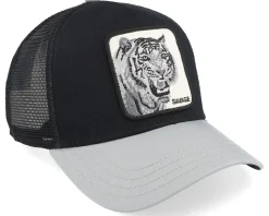 The Savage Tiger Big Cats Black A-Frame Trucker - Goorin Bros.