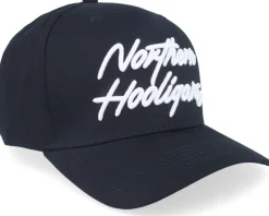 The Script Cap Black Adjustable - Northern Hooligans