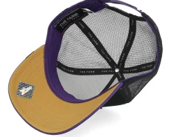 The Slaughter Bird Black/Purple A-Frame Trucker - Goorin Bros.