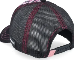 The Smurfs Icon Black/Pink Leopard A-Frame Trucker - Capslab