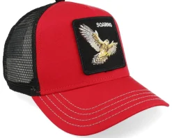 The Soaring Bird Red/Black A-Frame Trucker - Goorin Bros.