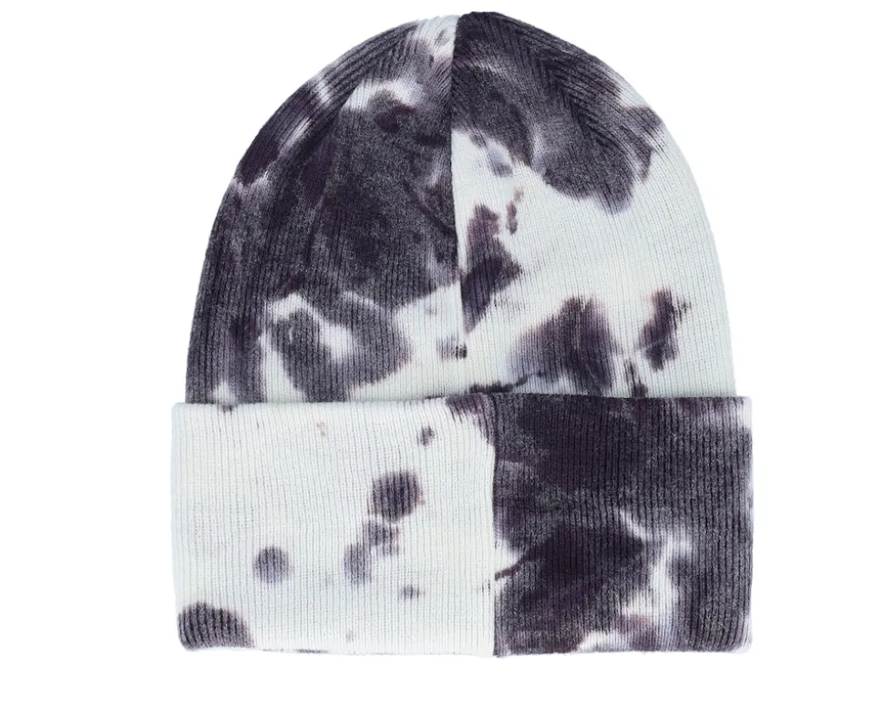 The Standard Black/White Tie Dye Cuff - Coal