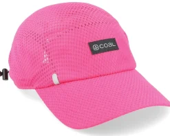 The Tempo Low Profile Neon Pink 5-Panel - Coal