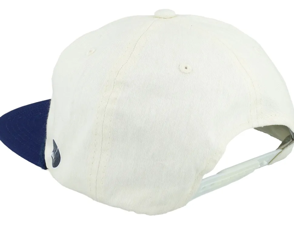 The 19th Hole Golf Logo Rope Ivory/Navy Snapback - Pins & Stripes