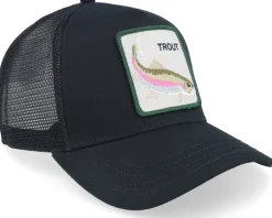 The Trout Fish Global Core Black A-Frame Trucker - Goorin Bros.