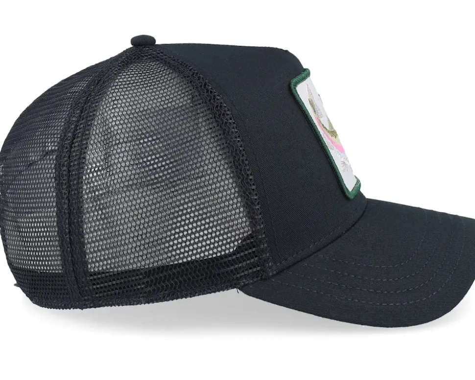 The Trout Fish Global Core Black A-Frame Trucker - Goorin Bros.