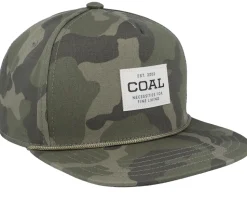 The Uniform Cap Camo Snapback - Coal