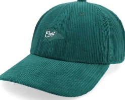 The Whidbey Ultra Low Profile Dark Green Dad Cap - Coal