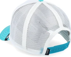 The White Owl Head South White/Teal A-Frame Trucker - Goorin Bros.