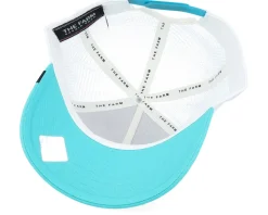 The White Owl Head South White/Teal A-Frame Trucker - Goorin Bros.