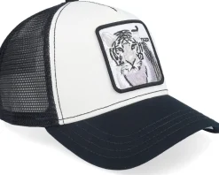 The White Tiger White/Black Trucker - Goorin Bros.