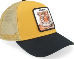 The Wildcat Tiger Big Cats Mustard A-Frame Trucker - Goorin Bros.