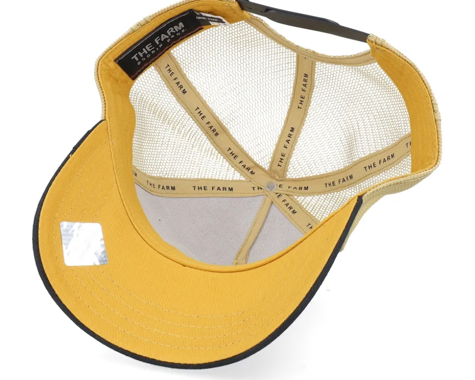 The Wildcat Tiger Big Cats Mustard A-Frame Trucker - Goorin Bros.