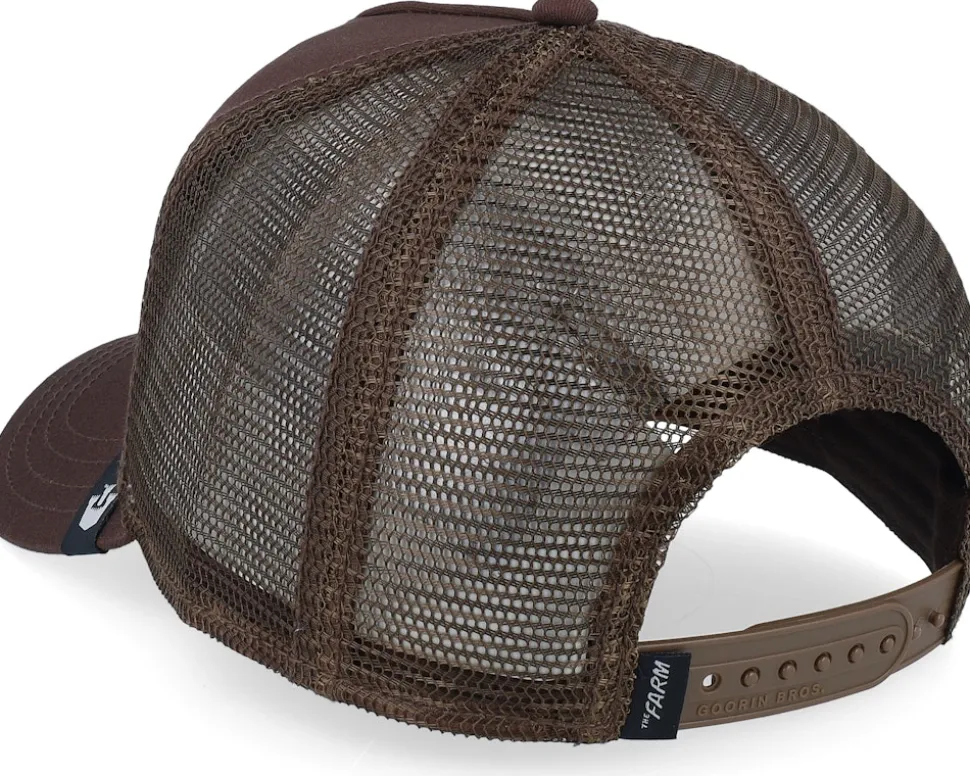 The Wildcat Tiger Seasonal Core Brown A-Frame Trucker - Goorin Bros.