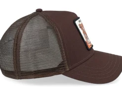 The Wildcat Tiger Seasonal Core Brown A-Frame Trucker - Goorin Bros.