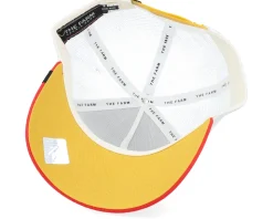 The Wolf White/Red A-Frame Trucker - Goorin Bros.