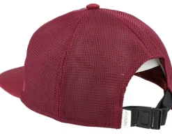 The Zephyr Low Profile Dark Red Trucker - Coal